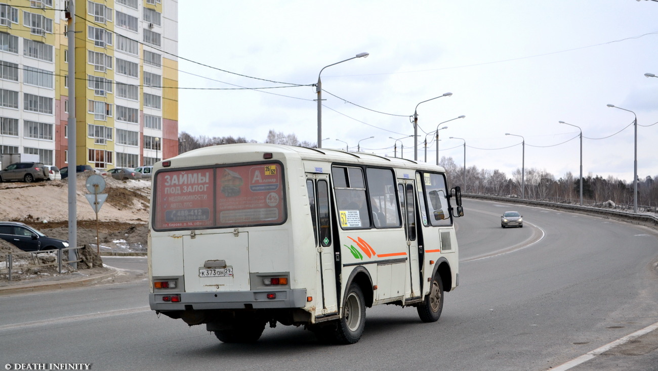 Томская область, ПАЗ-32054 № К 373 ОН 29