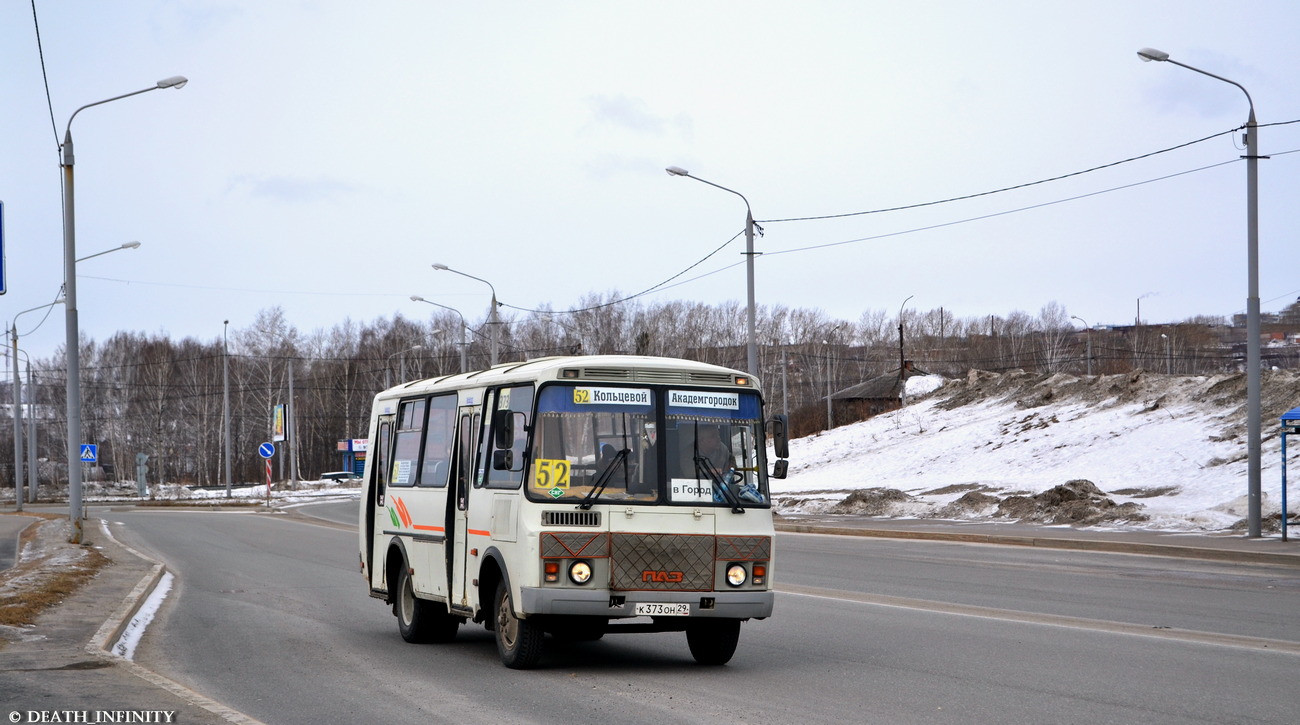 Томская область, ПАЗ-32054 № К 373 ОН 29