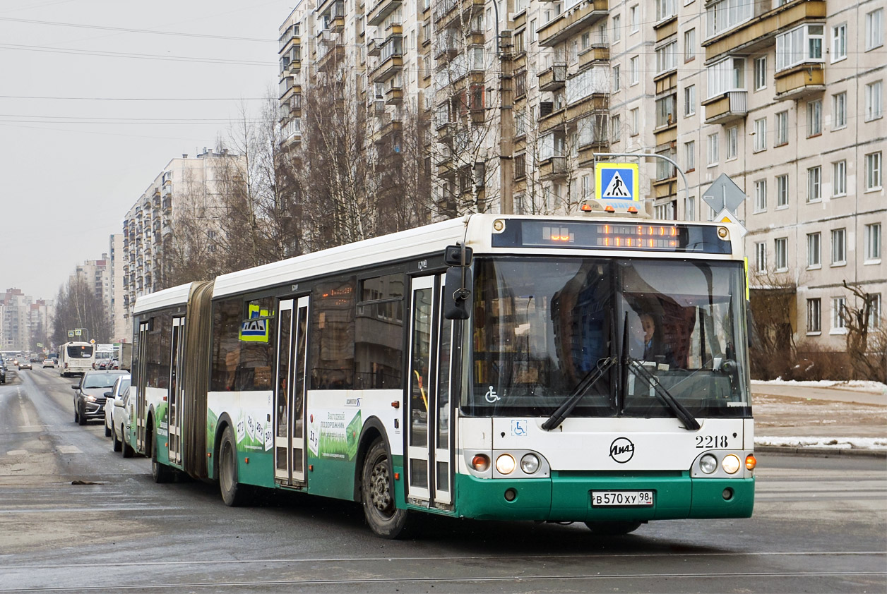 Sankt Peterburgas, LiAZ-6213.20 Nr. 2218