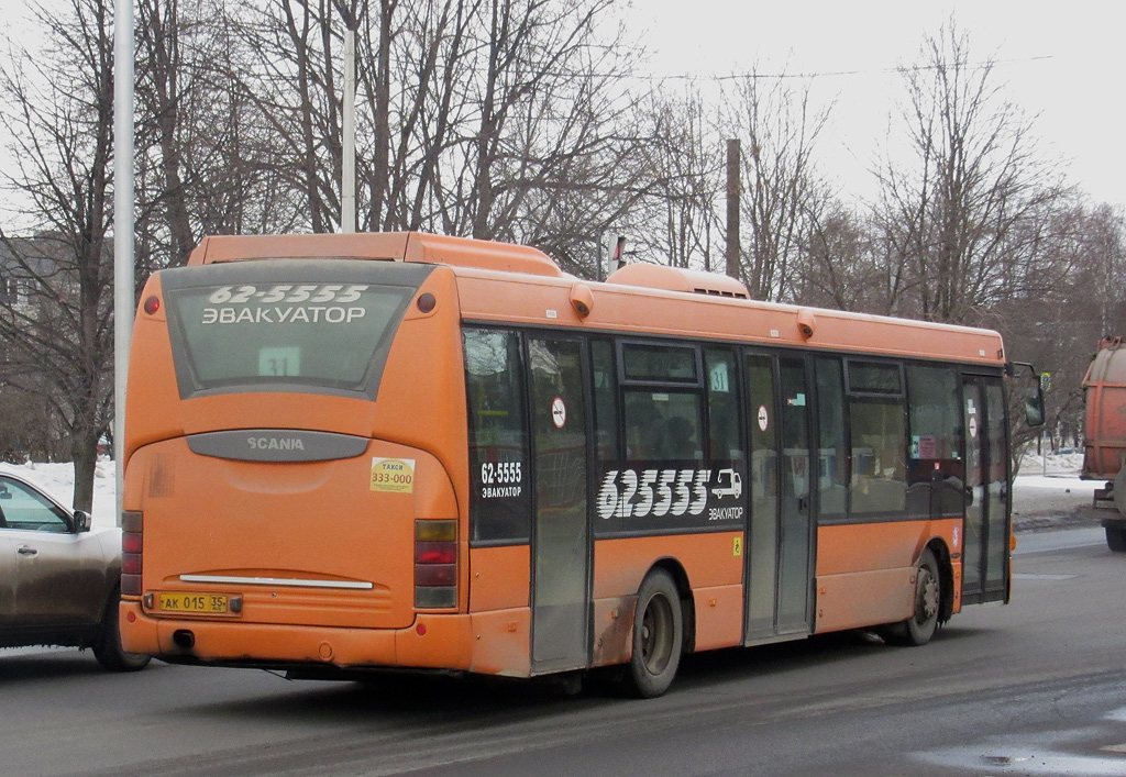 Вологодская область, Scania OmniLink I (Скания-Питер) № АК 015 35