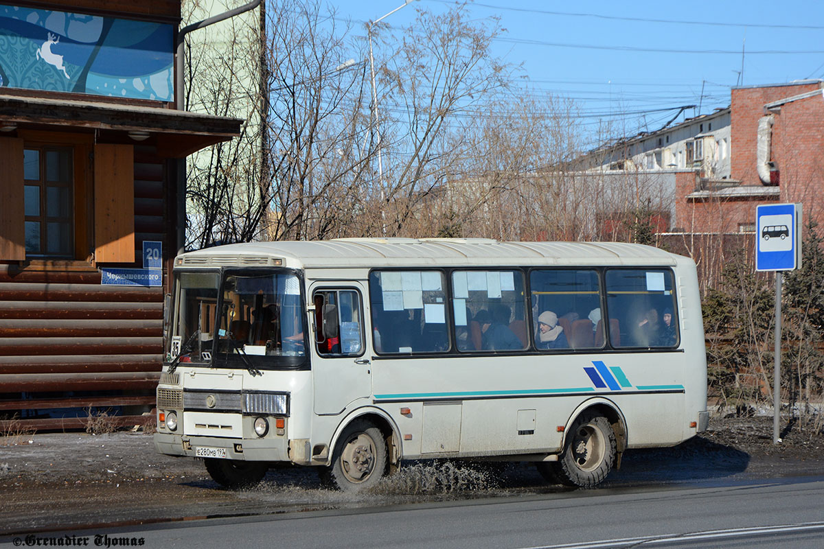 Саха (Якутия), ПАЗ-32053 № Е 280 МВ 197