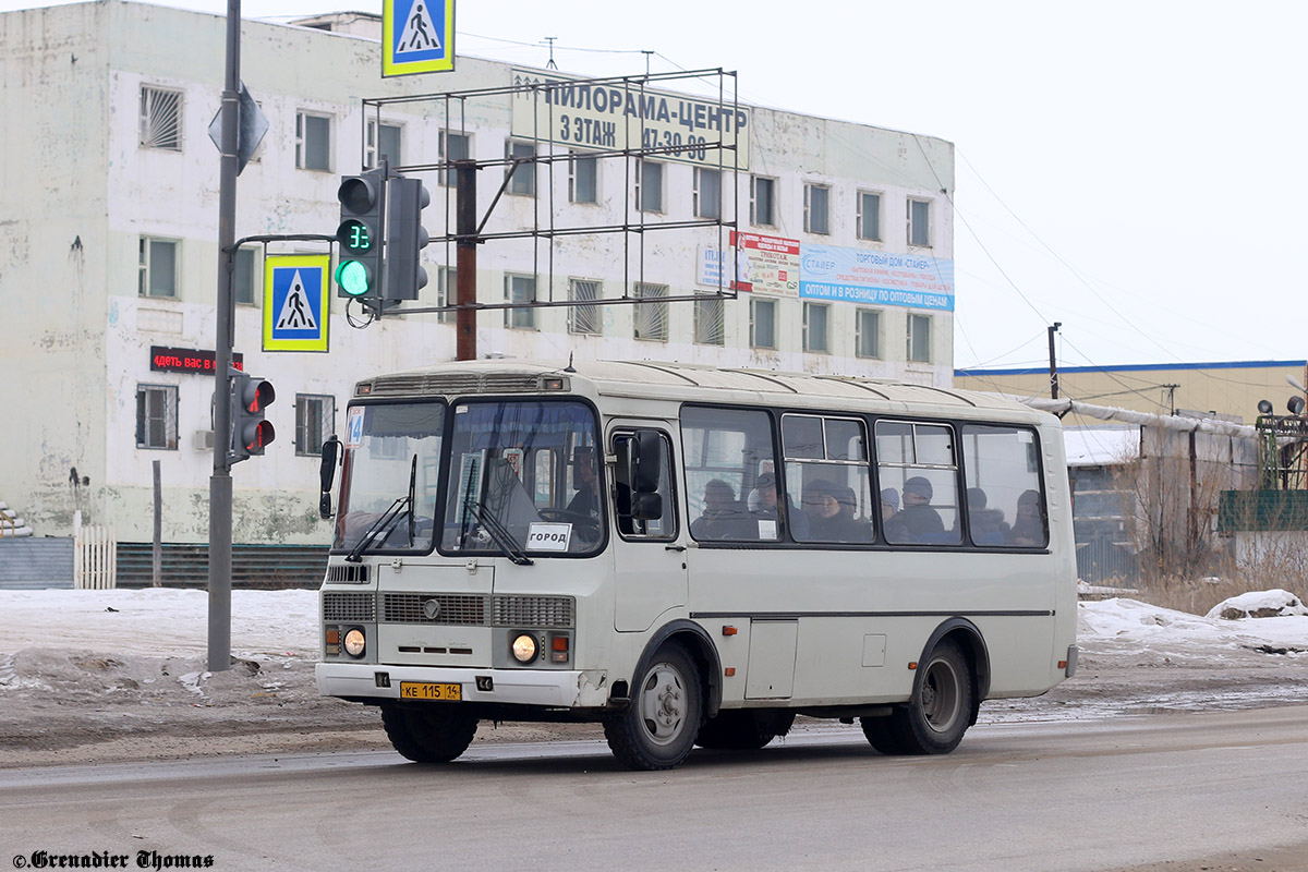 Саха (Якутия), ПАЗ-32054 № КЕ 115 14