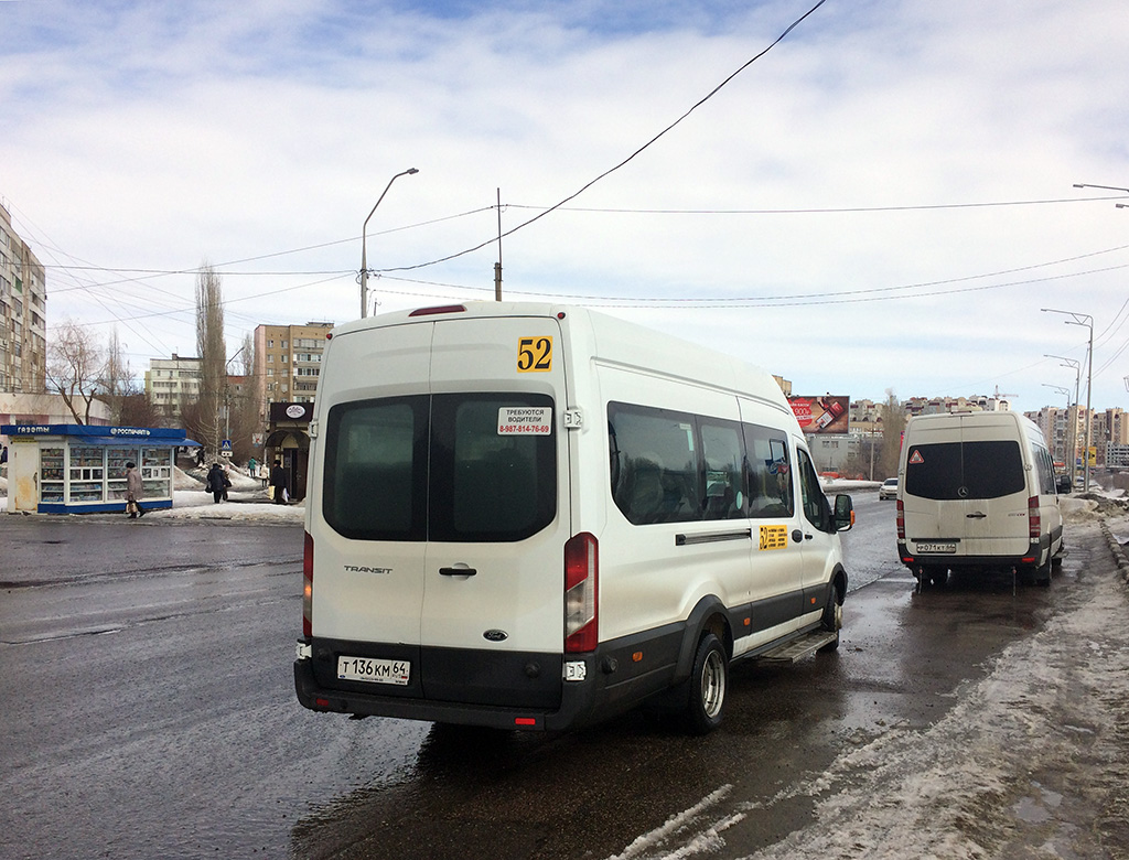 Саратовская область, Ford Transit FBD [RUS] (Z6F.ESG.) № Т 136 КМ 64