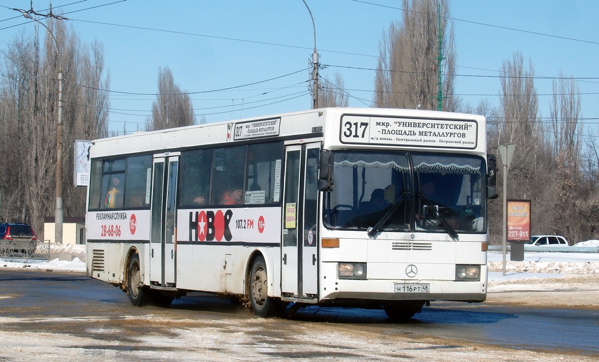 Липецкая область, Mercedes-Benz O405 № Н 116 РТ 48