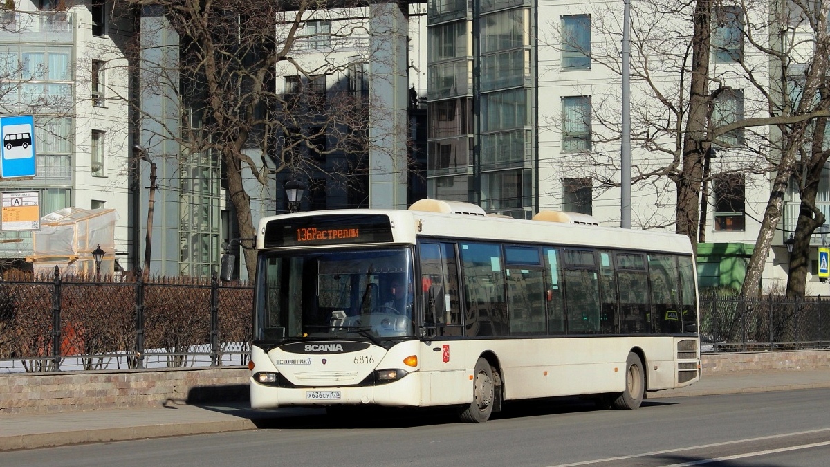 Szentpétervár, Scania OmniLink I (Scania-St.Petersburg) sz.: 6816