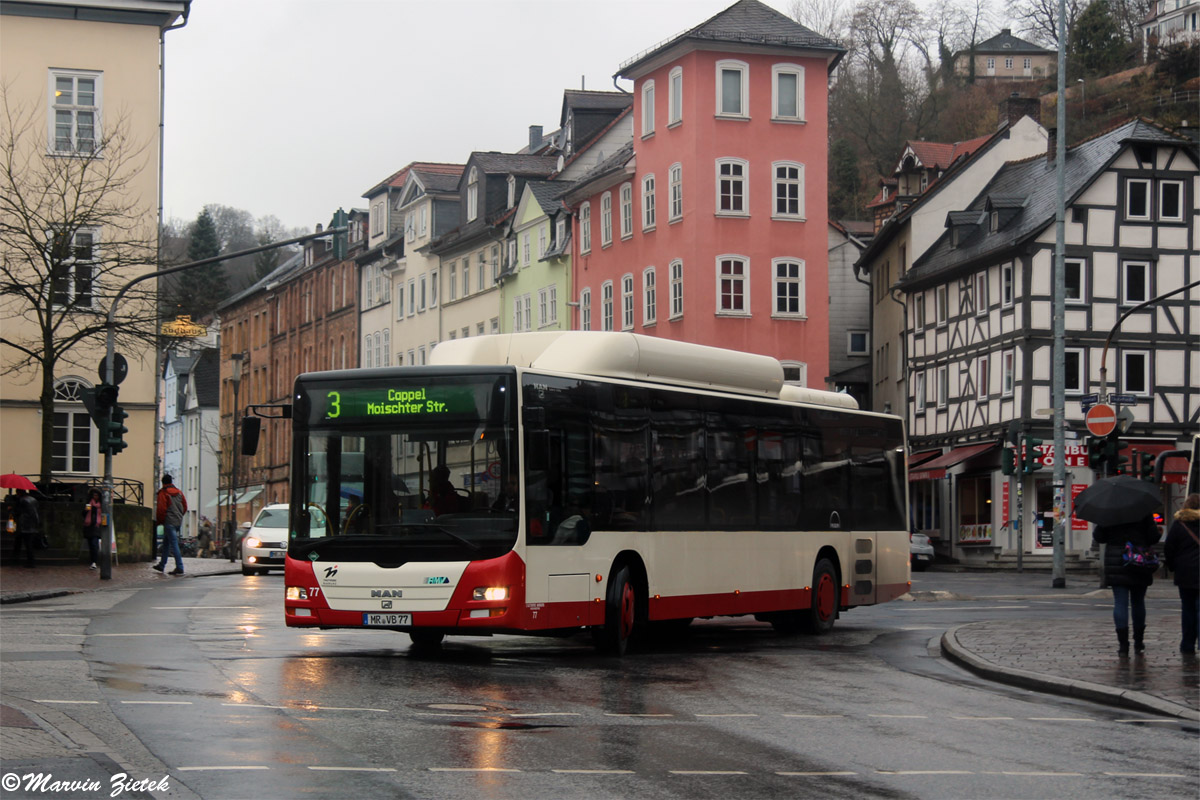 Гессен, MAN A21 Lion's City NL313 CNG № 77