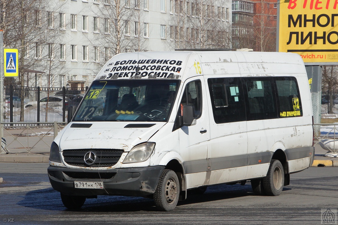 Санкт-Петербург, Луидор-22360C (MB Sprinter) № В 791 НК 178