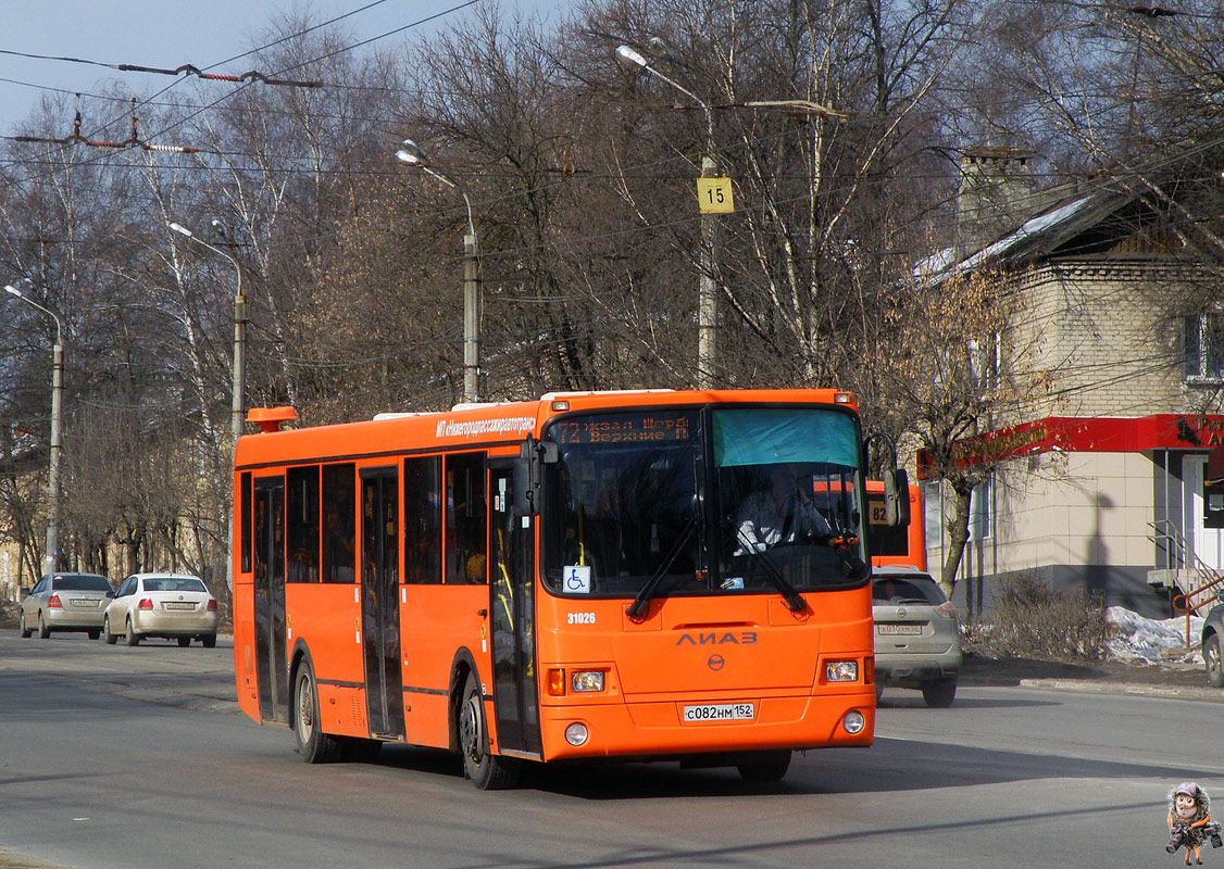 Нижегородская область, ЛиАЗ-5293.60 № 31026