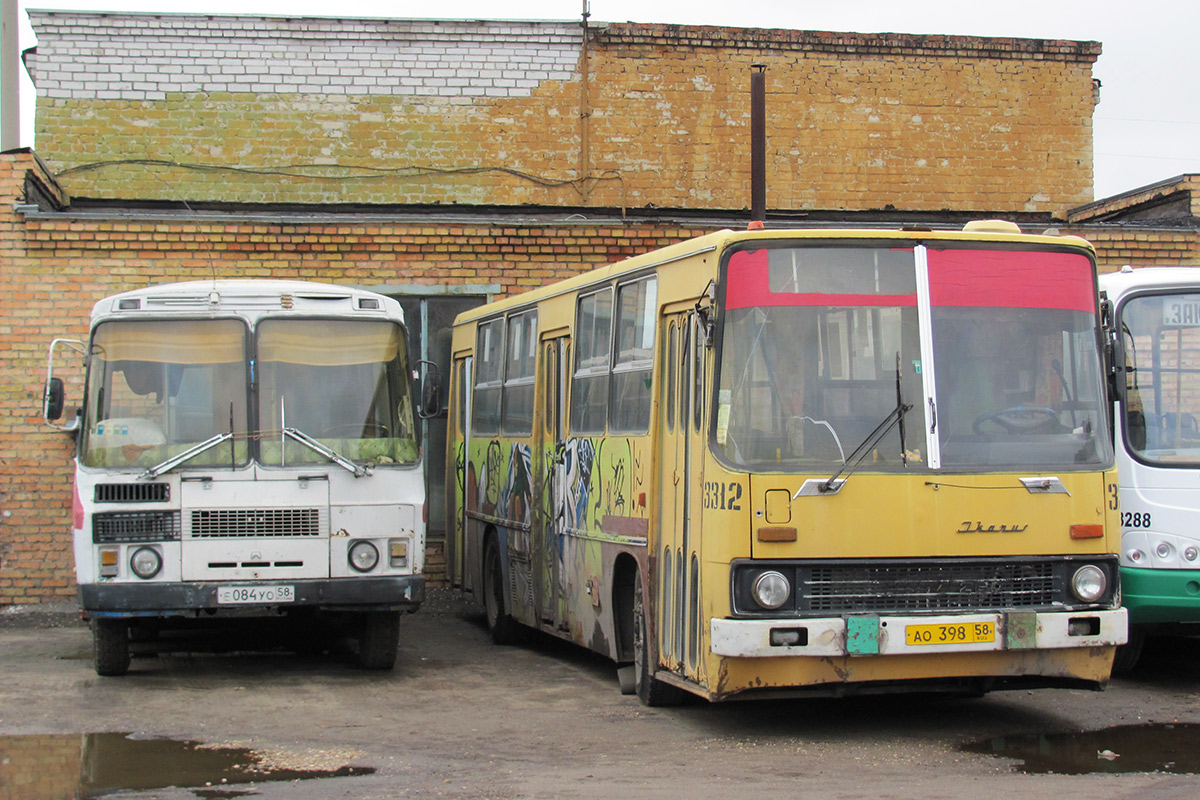 Пензенская область, ПАЗ-3205 (00) № 123; Пензенская область, Ikarus 260.37 № 3312