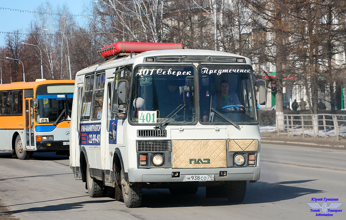 Томская область, ПАЗ-32054 № Н 938 СО 70