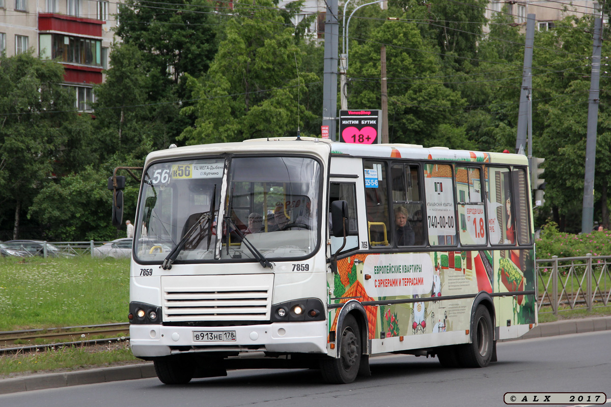 Санкт-Петербург, ПАЗ-320412-05 № 7859