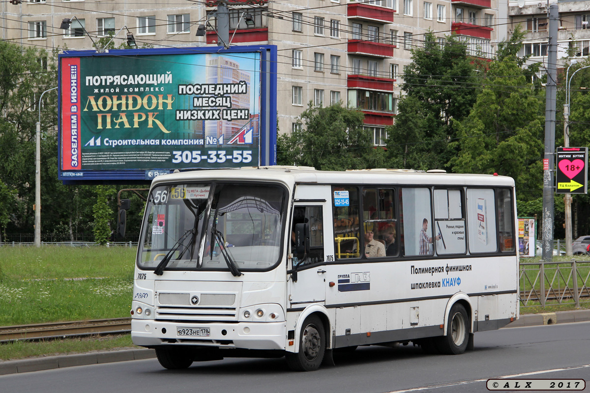 Санкт-Петербург, ПАЗ-320412-05 № 7875