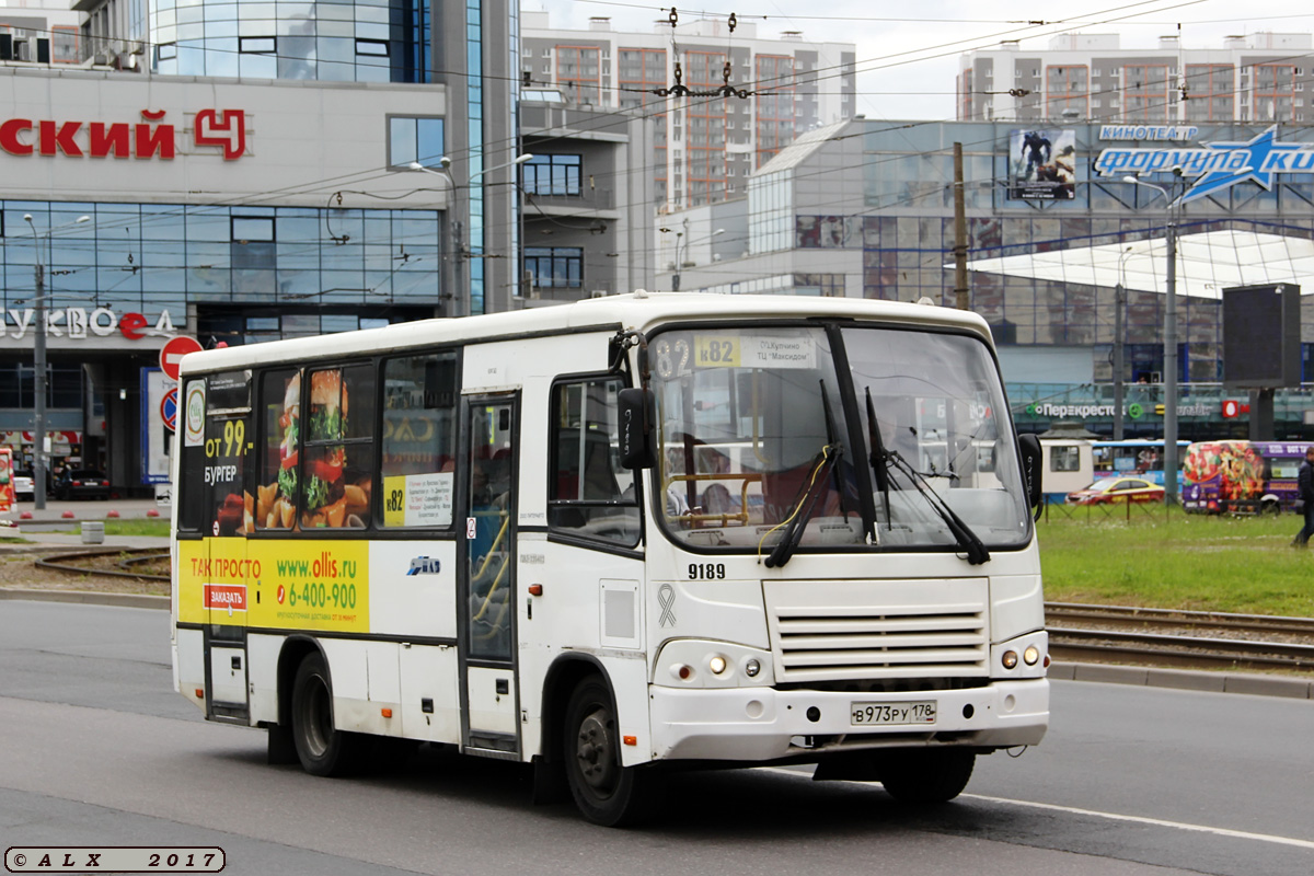 Санкт-Петербург, ПАЗ-320402-05 № 9189