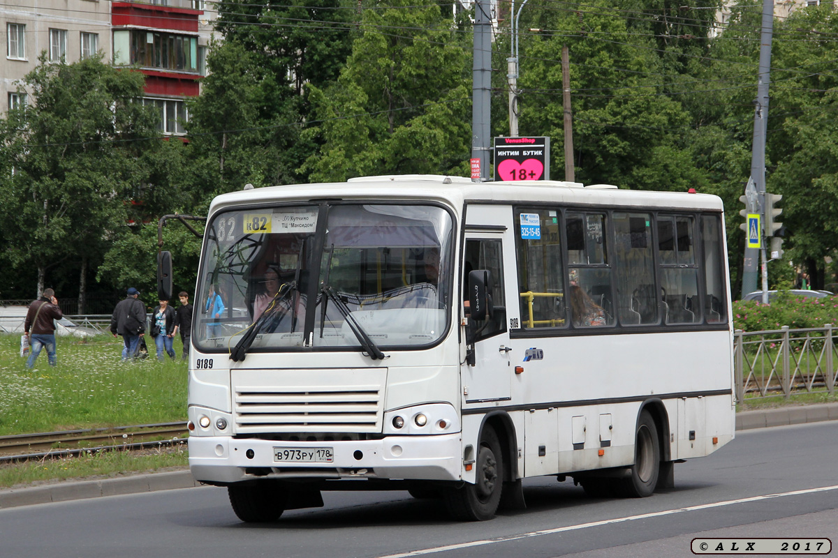 Санкт-Петербург, ПАЗ-320402-05 № 9189