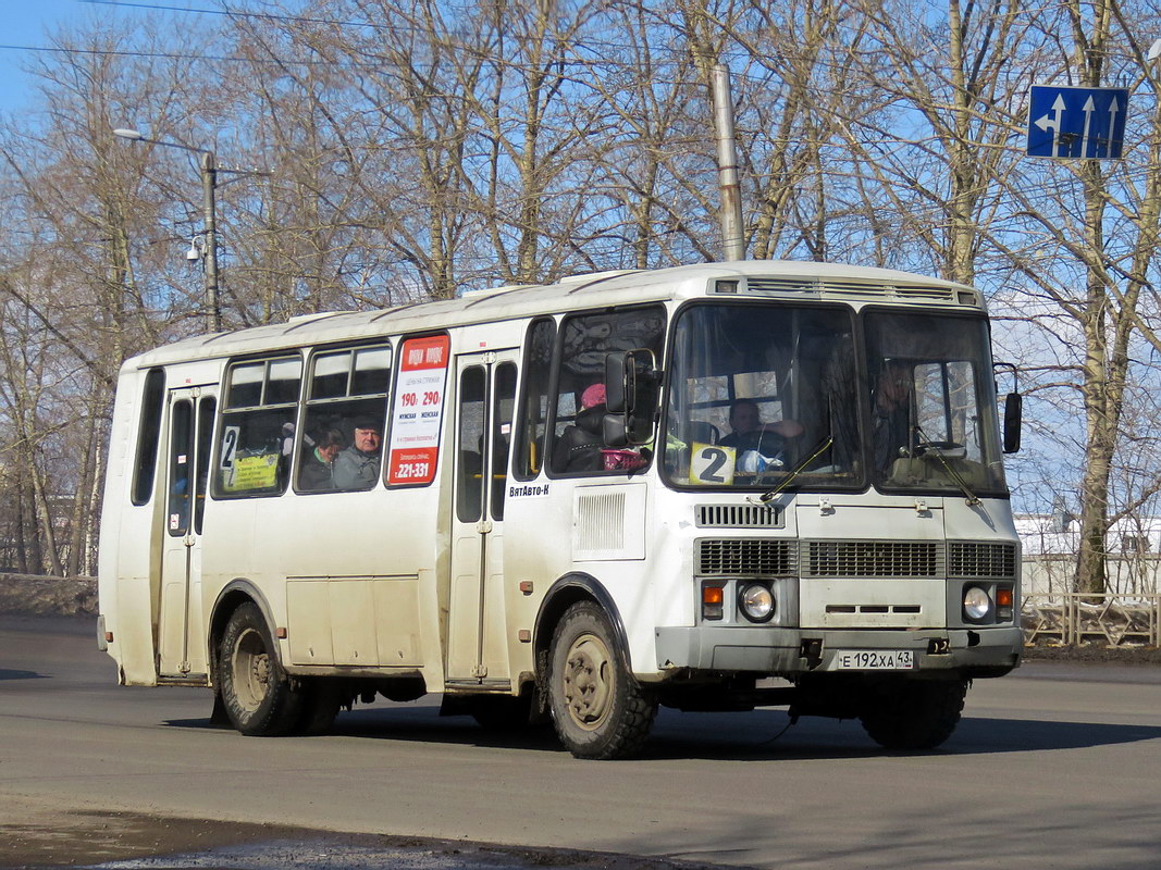 Кировская область, ПАЗ-4234 № Е 192 ХА 43