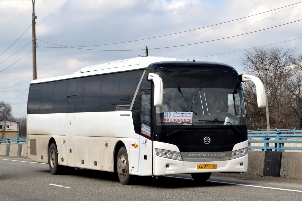 Краснодарский край, Golden Dragon XML6127JR Snow Leopard № АА 840 23 — Фото  — Автобусный транспорт