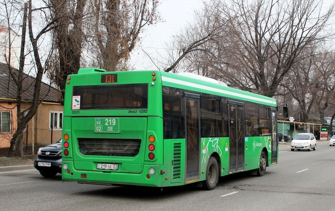 Алматы, ЛиАЗ-4292.60 (1-2-1) № 2025