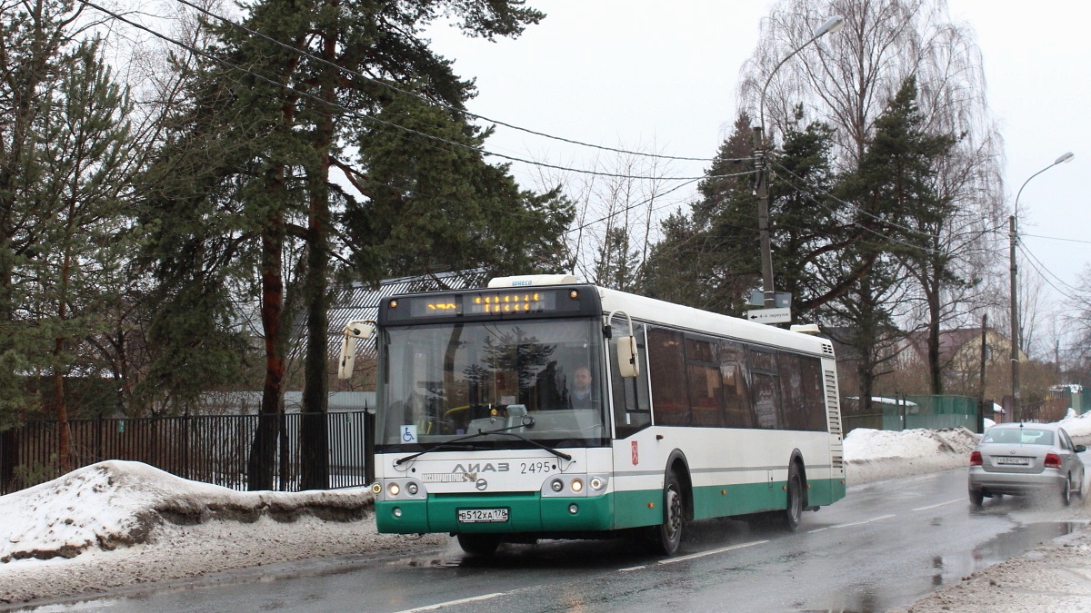 Санкт-Петербург, ЛиАЗ-5292.60 № 2495