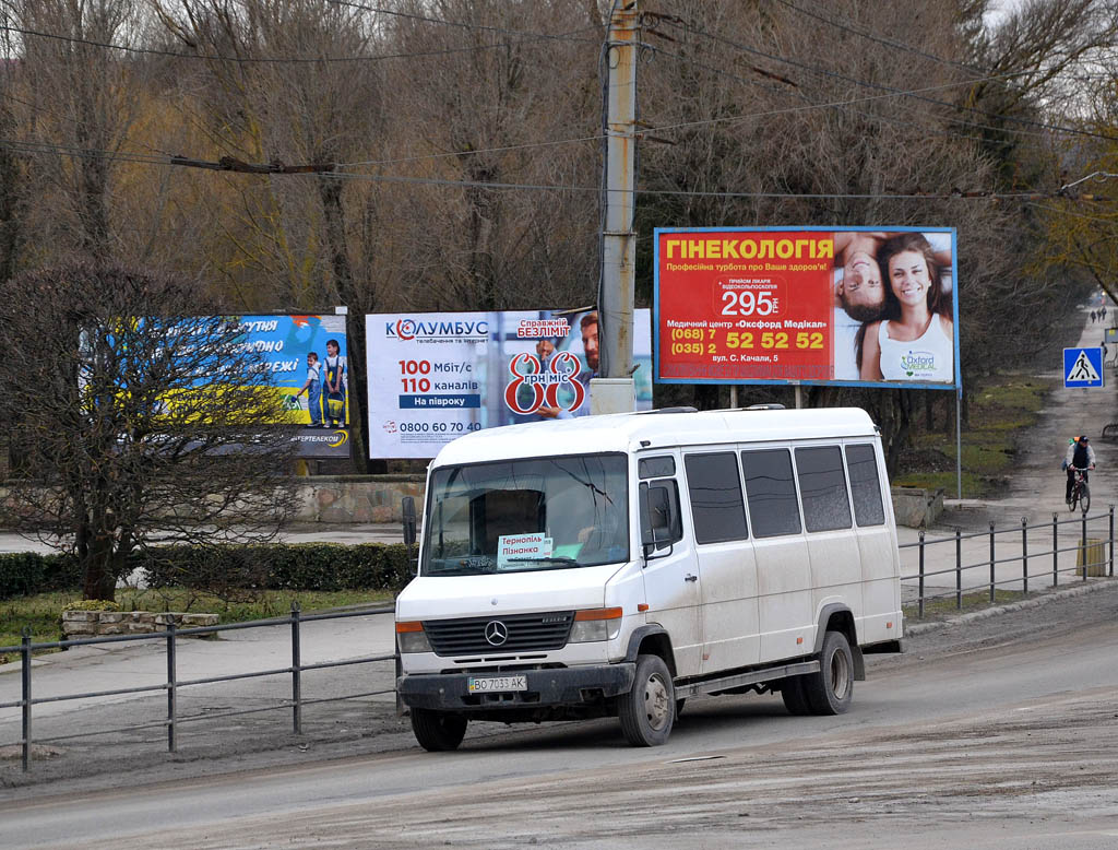 Тернопольская область, Mercedes-Benz Vario O814 № BO 7033 AK