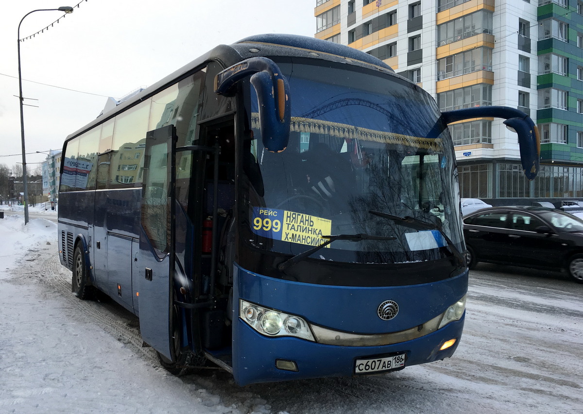 Ханты-Мансийский АО, Yutong ZK6899HA № С 607 АВ 186 — Фото — Автобусный  транспорт