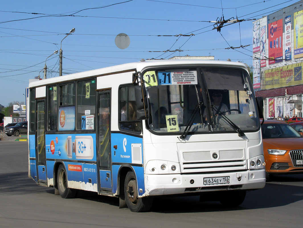 Нижегородская область, ПАЗ-320402-03 № Е 634 ЕУ 152