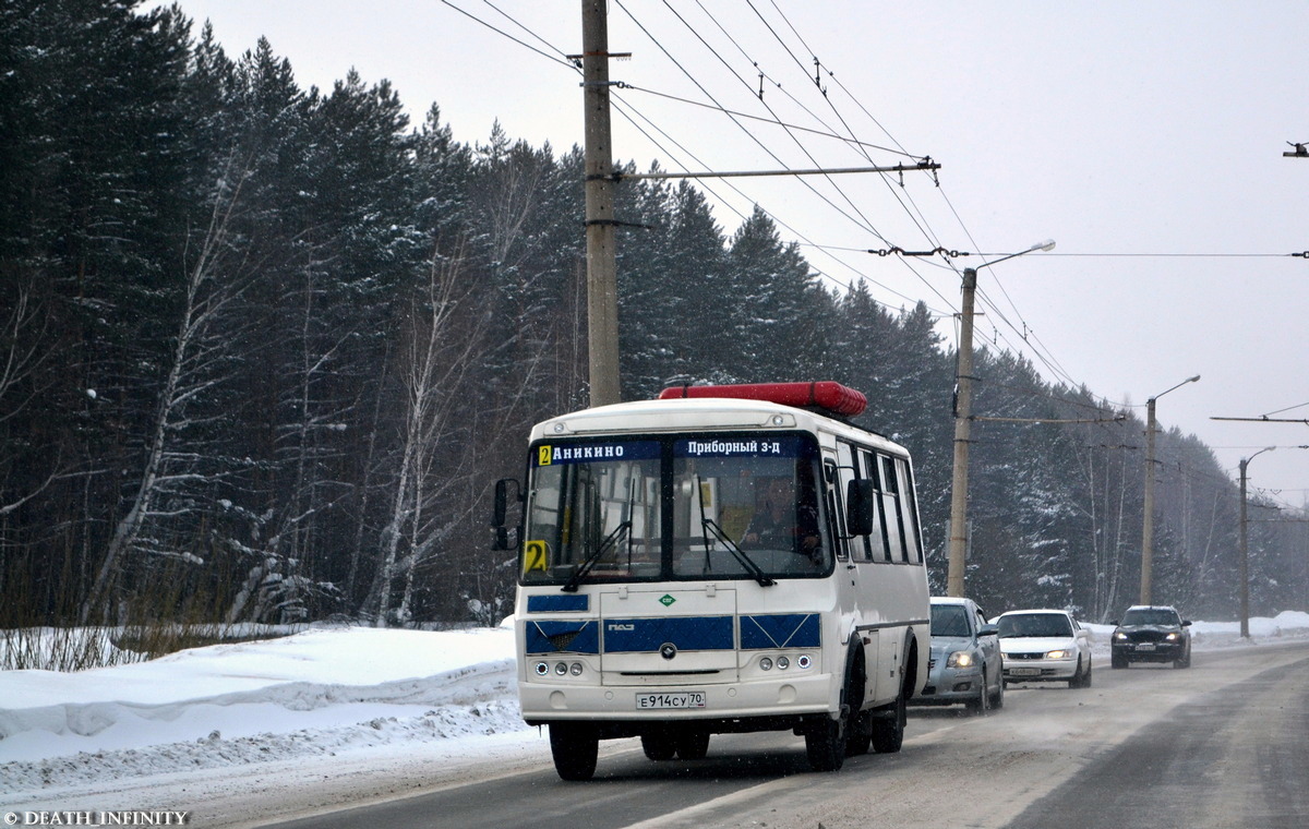 Томская область, ПАЗ-32054 № Е 914 СУ 70