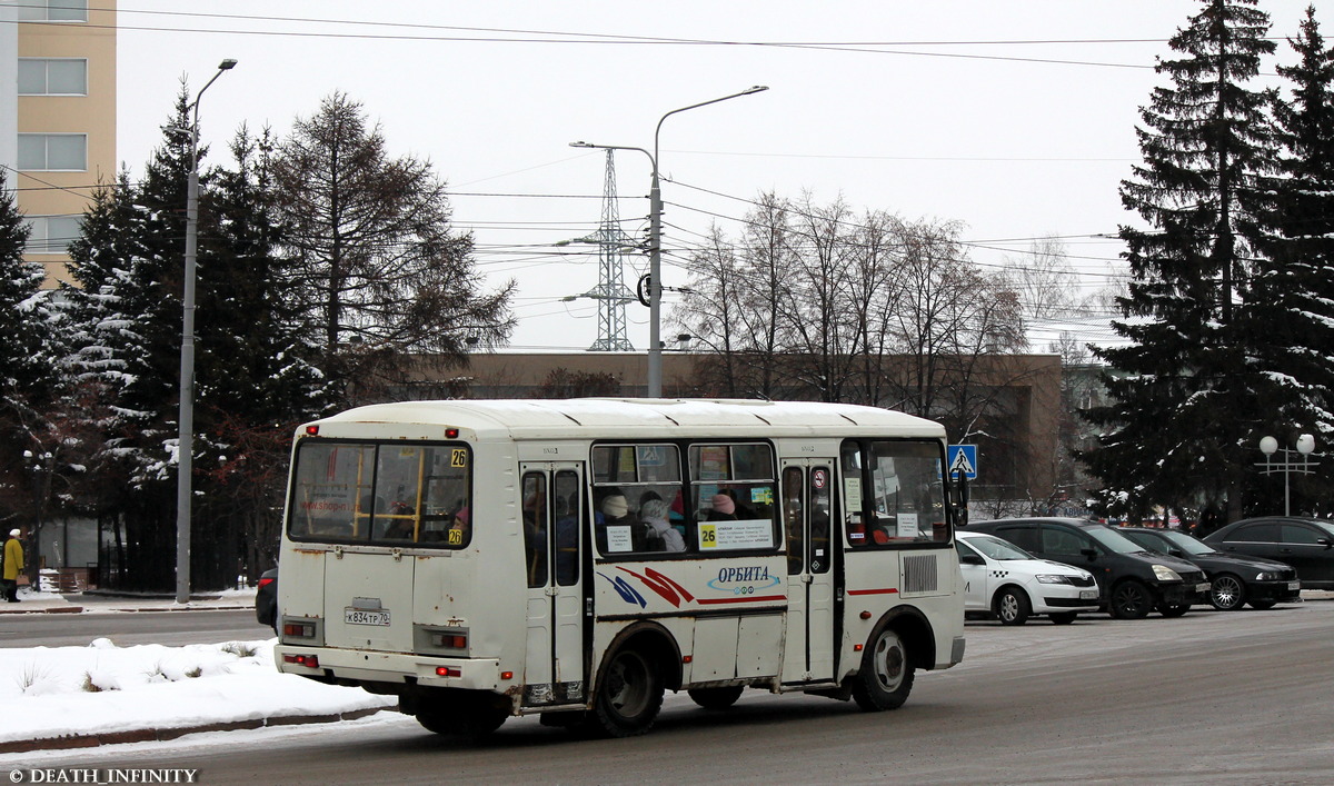 Tomská oblast, PAZ-32054 č. К 834 ТР 70