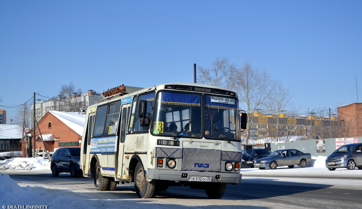 Томская область, ПАЗ-32054 № Е 512 ОО 70