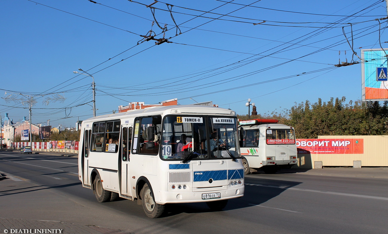 Томская область, ПАЗ-32054 № Е 816 ЕВ 70