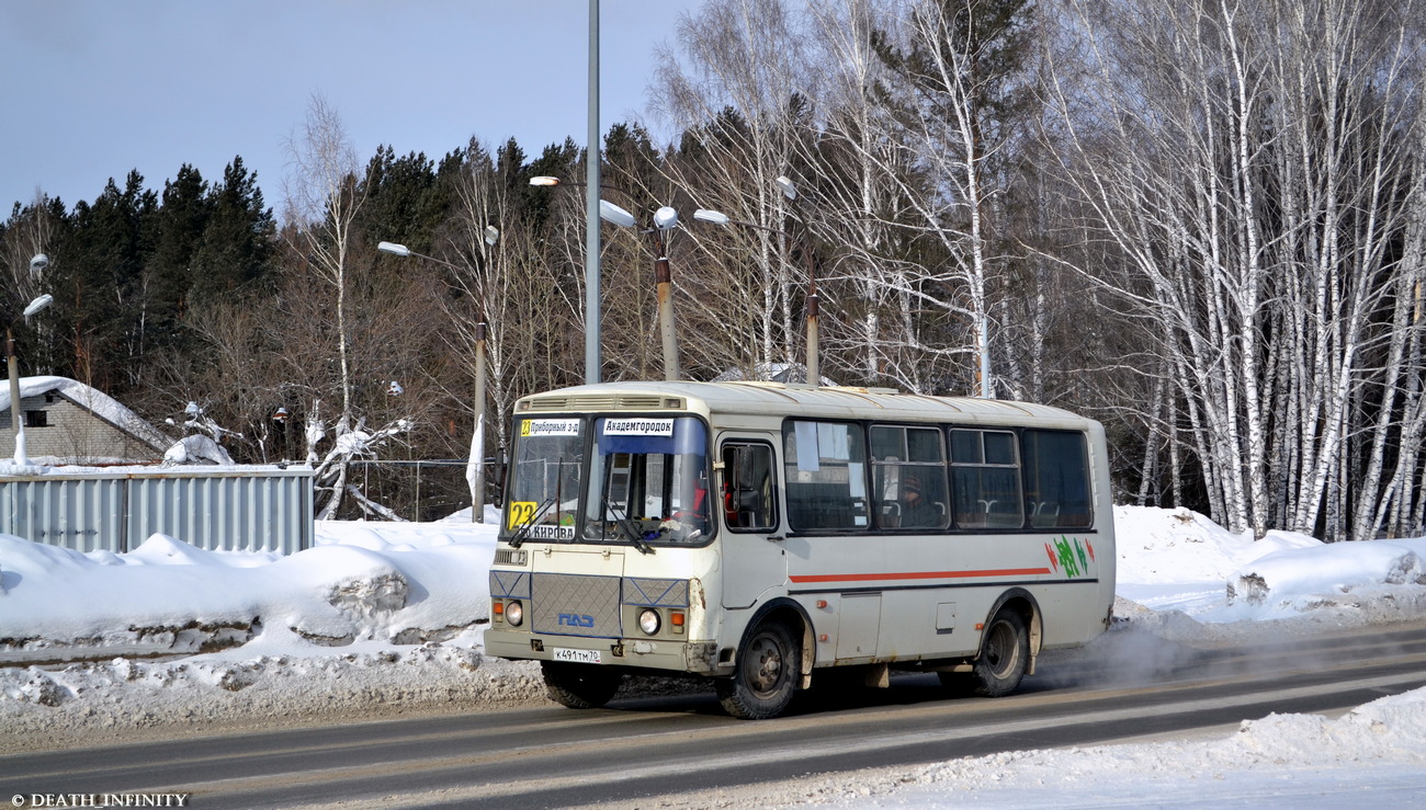 Томская область, ПАЗ-32054 № К 491 ТМ 70