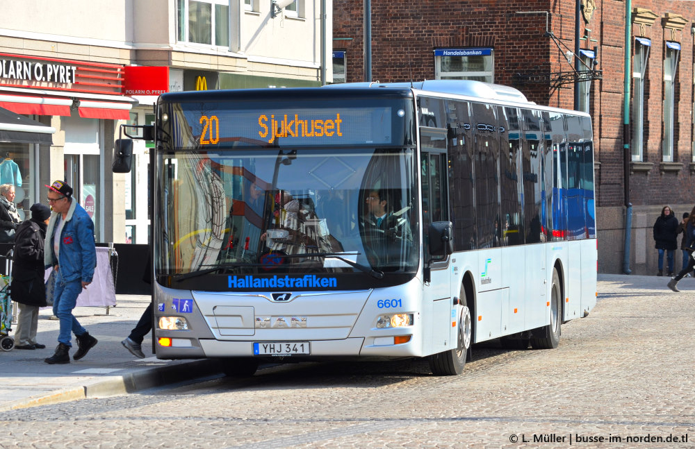 Швеция, MAN A21 Lion's City NL323 № 6601