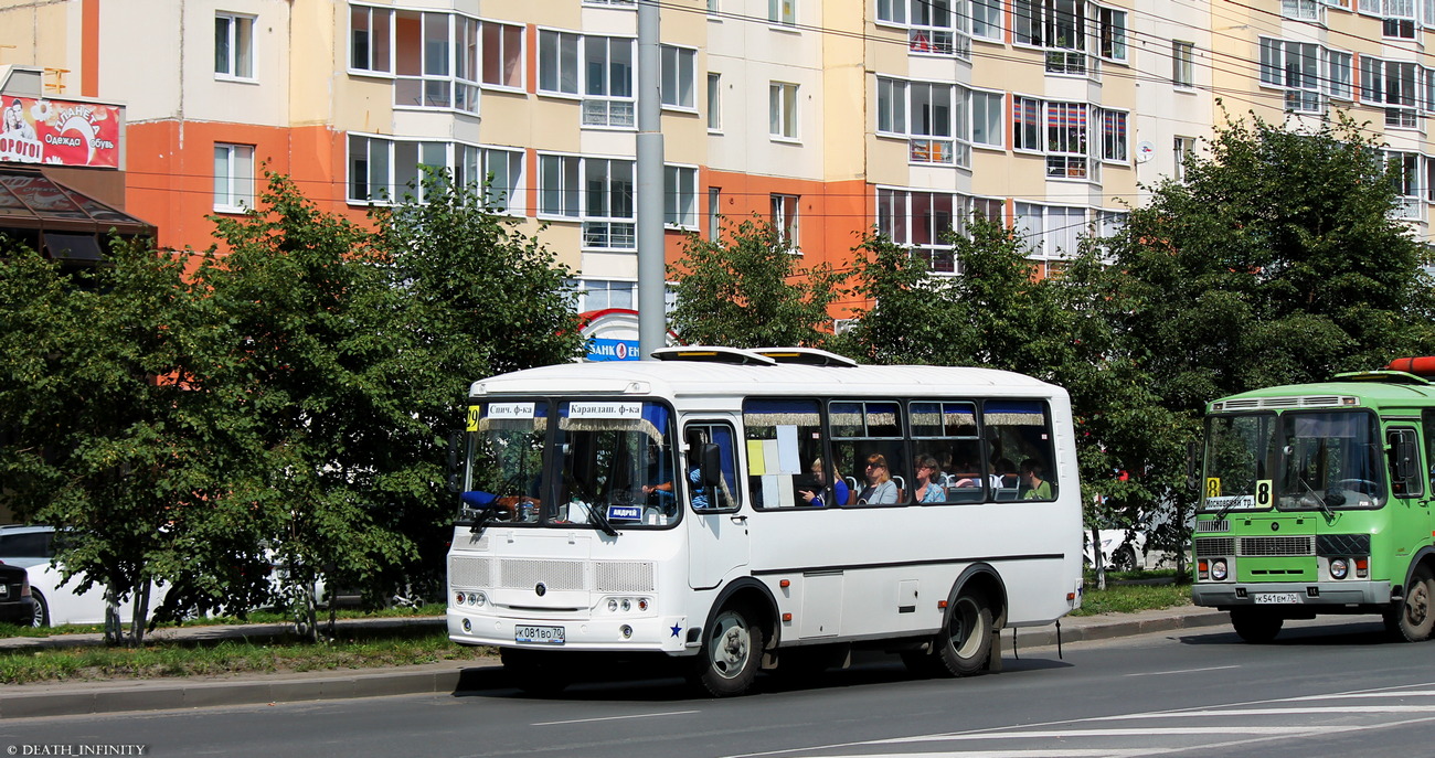 Tomsko sritis, PAZ-32054 Nr. К 081 ВО 70