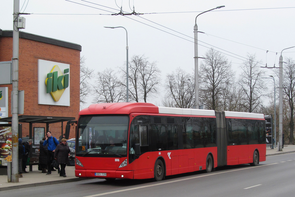 Литва, Van Hool New AG300 № 806