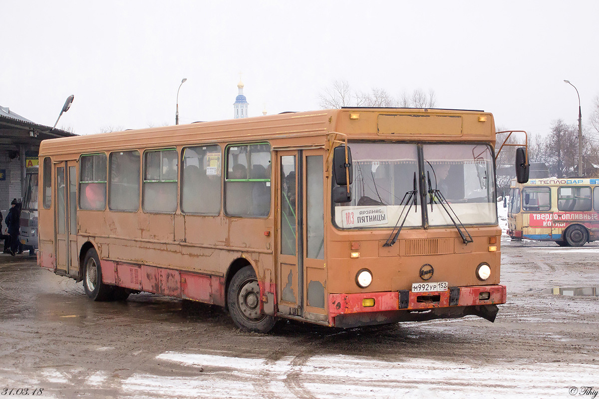 Нижегородская область, ЛиАЗ-5256.25-11 № М 992 УР 152