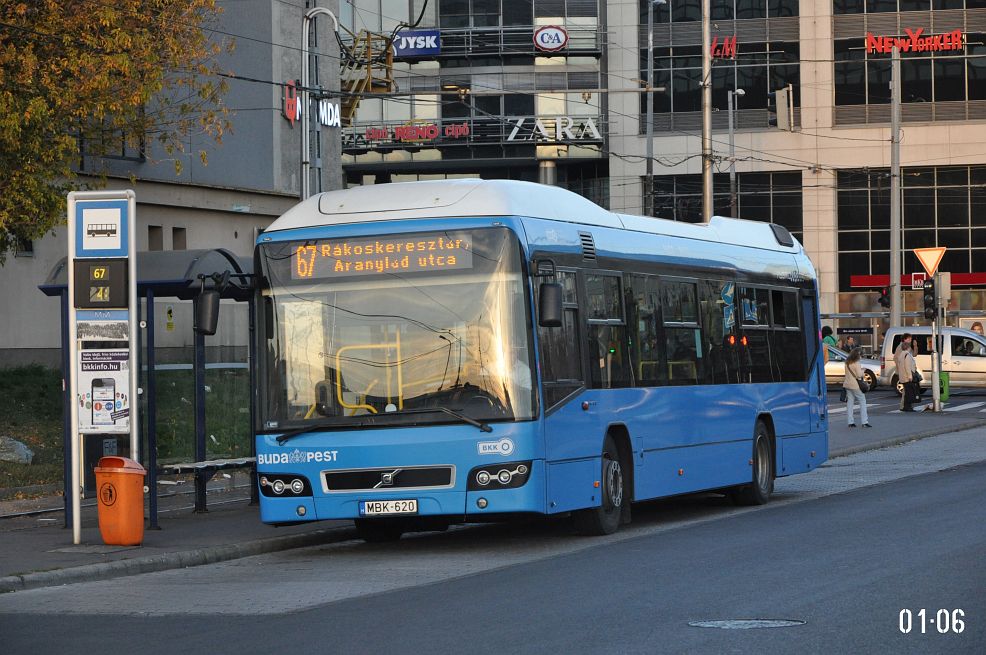 Венгрия, Volvo 7700 Hybrid № MBK-620