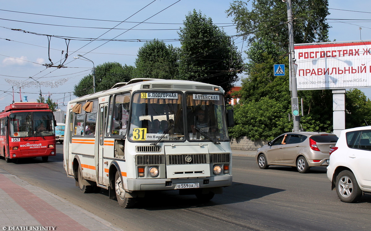 Томская область, ПАЗ-32054 № Е 559 ОА 70