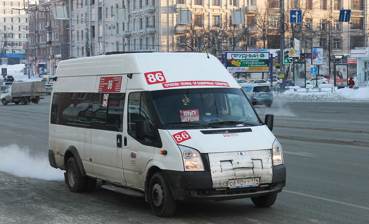 Челябинская область, Нижегородец-222709  (Ford Transit) № О 690 РТ 174