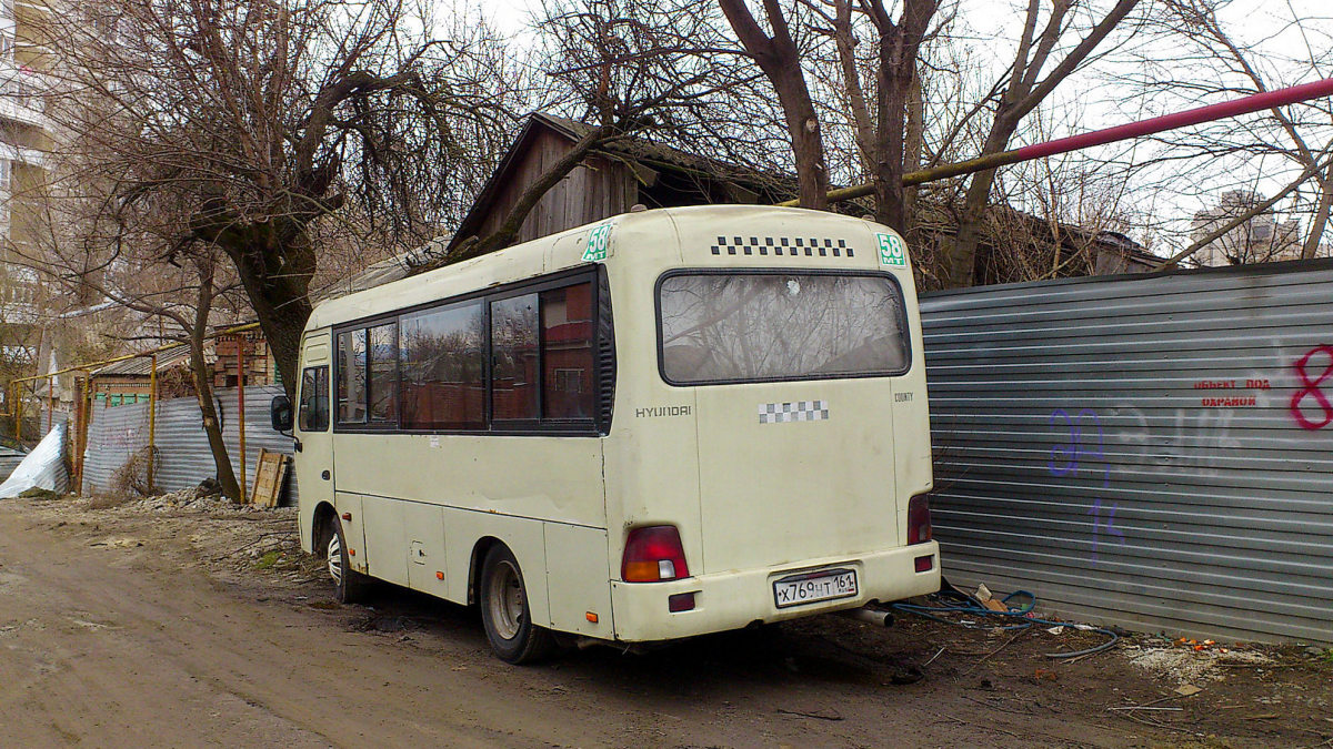 Ростовская область, Hyundai County SWB C08 (РЗГА) № Х 769 НТ 161