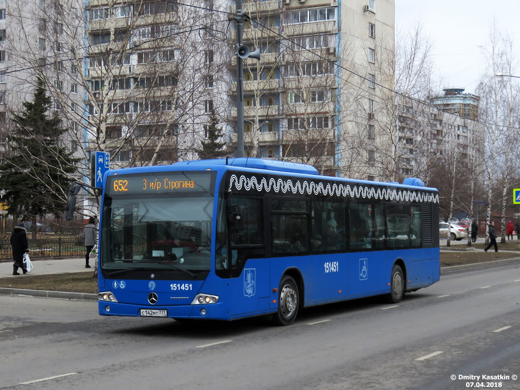 Москва, Mercedes-Benz Conecto II № 151451