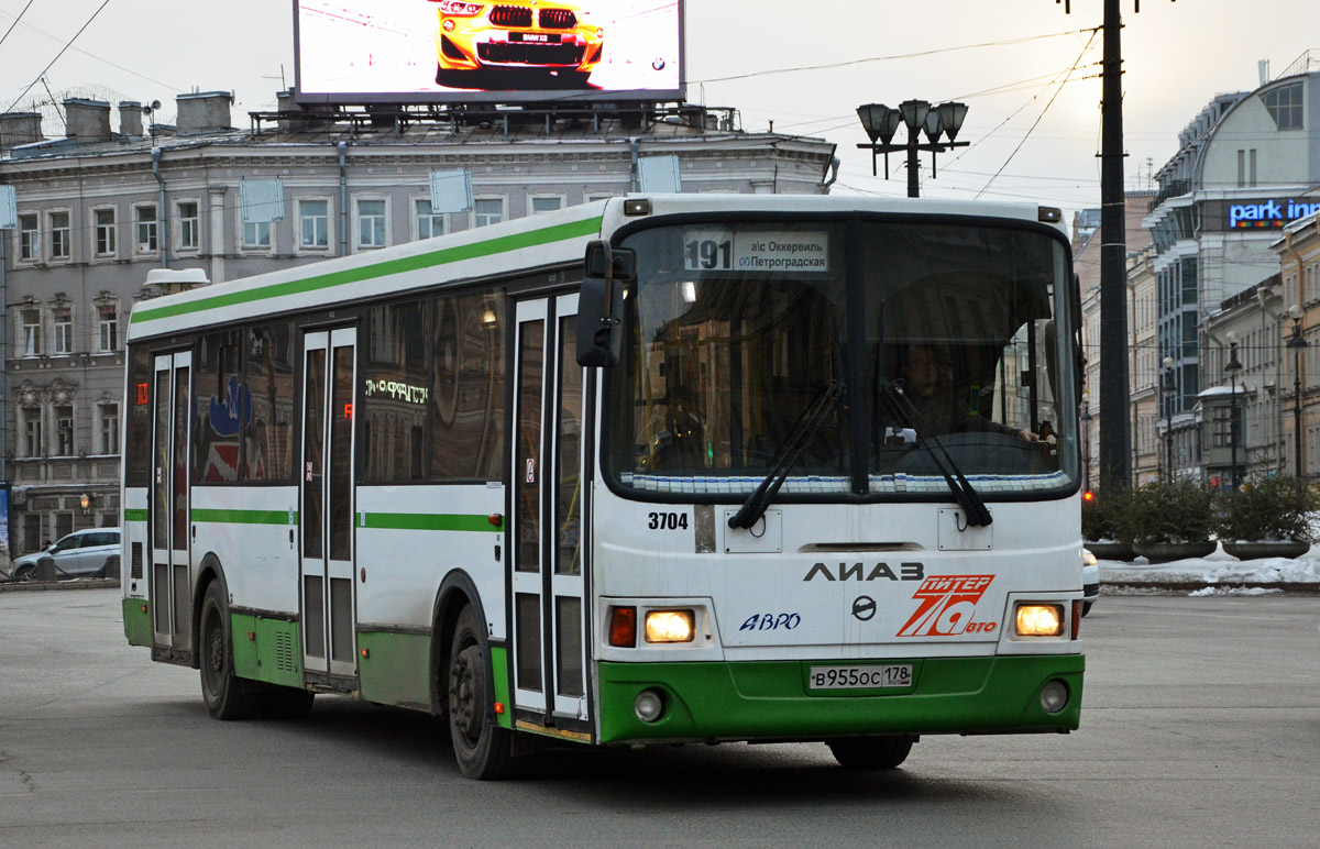 Sankt Petersburg, LiAZ-5293.60 Nr 3704