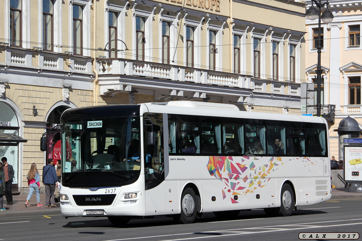 Sankt Petersburg, MAN R60 Lion's Intercity ÜL290 Nr 9122