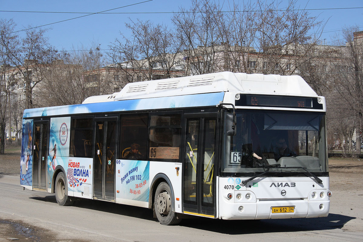 Волгоградская область, ЛиАЗ-5292.67 (CNG) № 4070