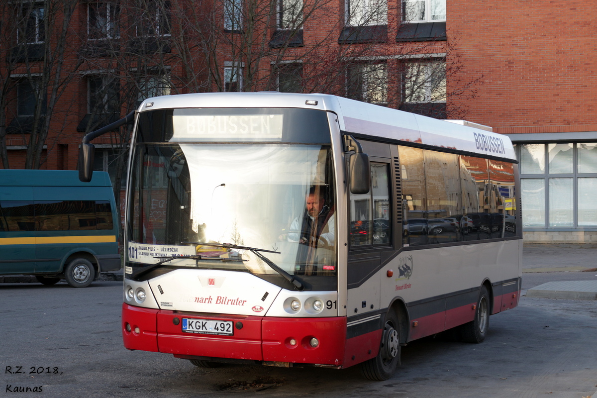 Литва, Ikarus EAG E91.54 № KGK 492