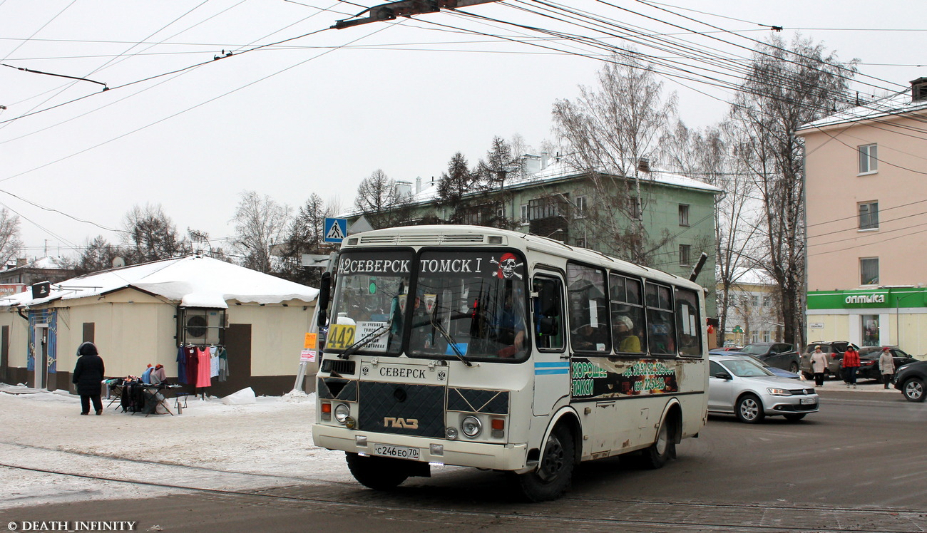 Obwód tomski, PAZ-32054 Nr С 246 ЕО 70