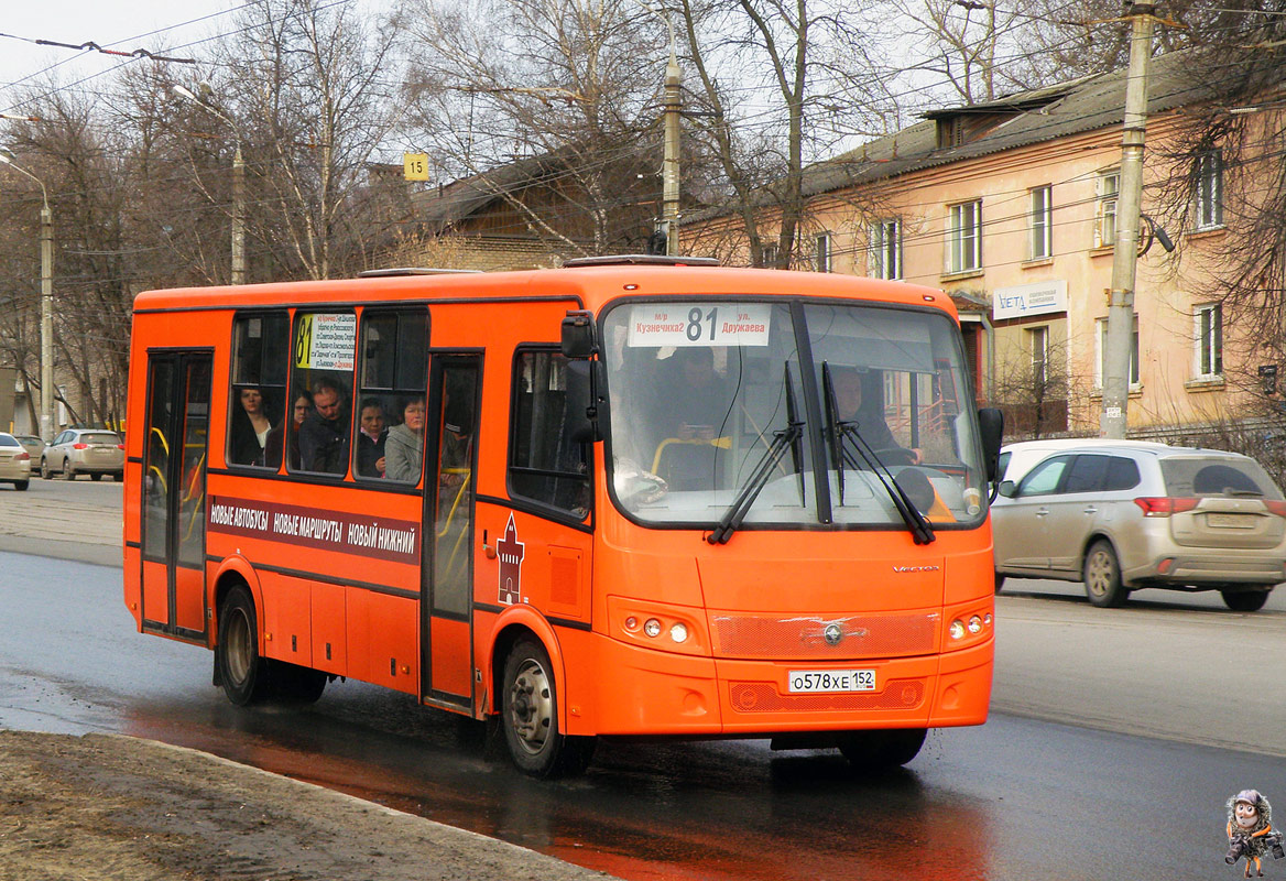 Нижегородская область, ПАЗ-320414-05 "Вектор" № О 578 ХЕ 152