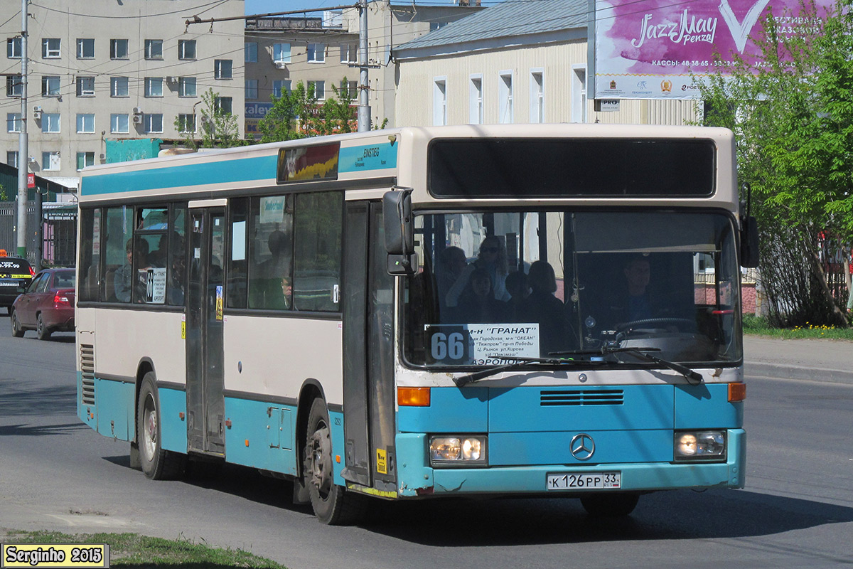 Пензенская область, Mercedes-Benz O405N № К 126 РР 33