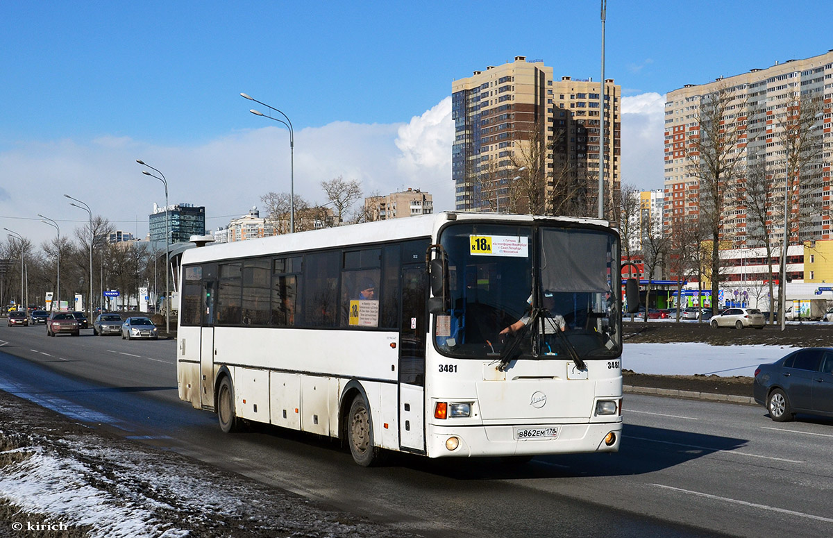 Ленинградская область, ЛиАЗ-5256.58 № 3481