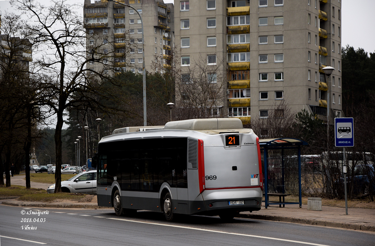 Литва, Castrosua Tempus Hybrid 11.3 № 969