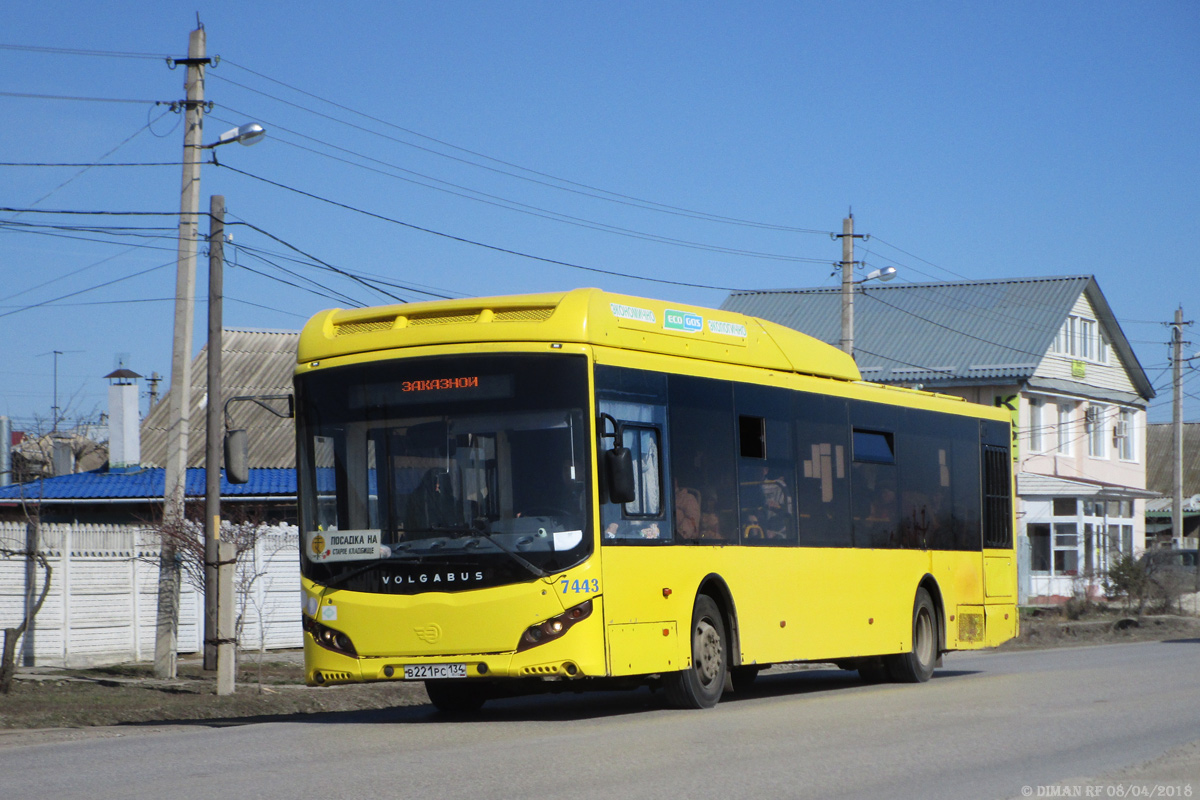 Волгоградская область, Volgabus-5270.G2 (CNG) № 7443