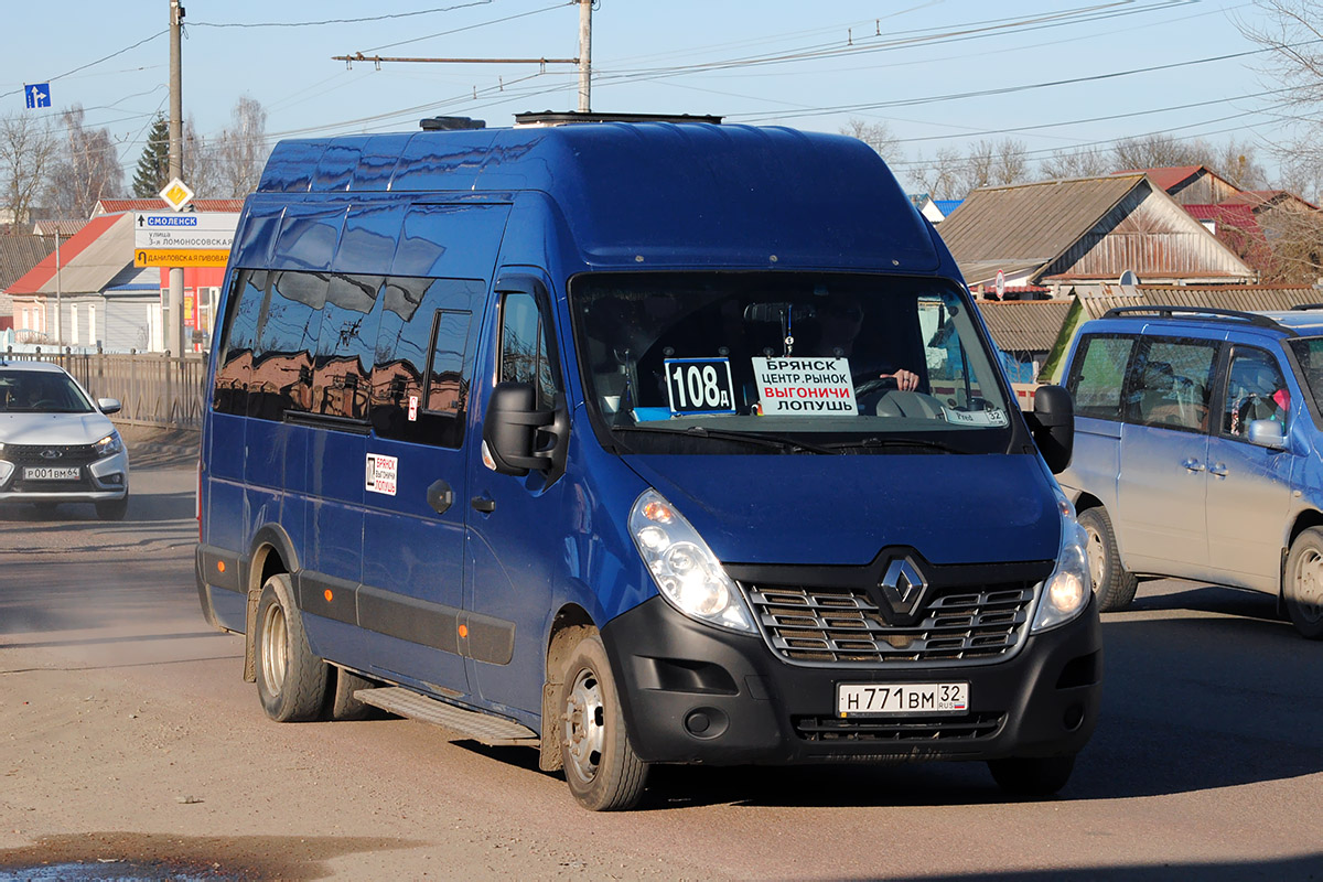 Брянская область, Renault Master (NIAF04, НиАЗ) № Н 771 ВМ 32 — Фото —  Автобусный транспорт